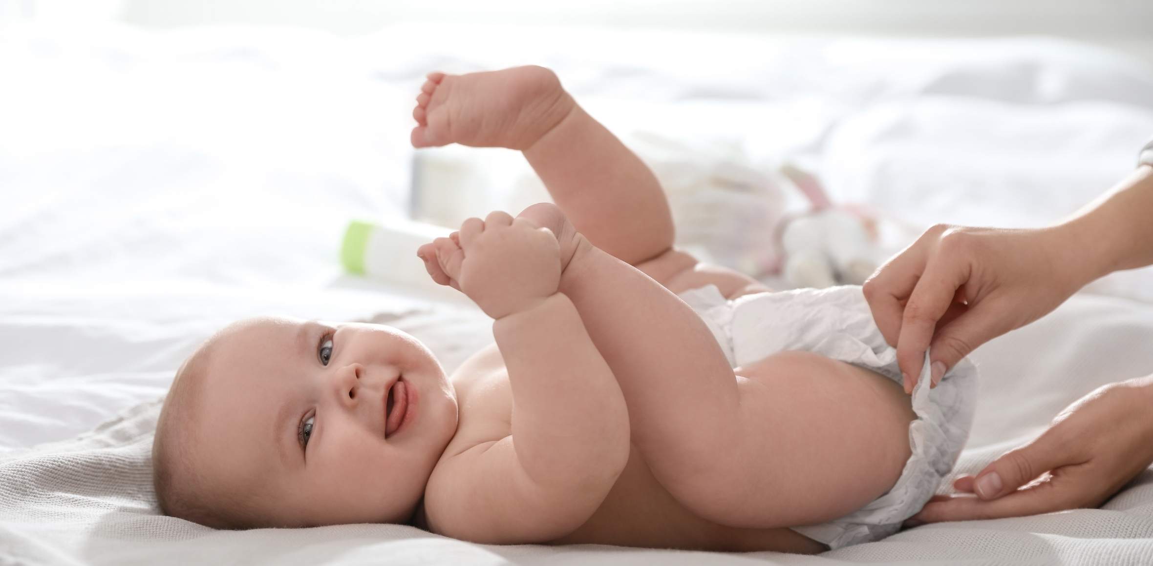 Windelbereich Deiner Babys richtig reinigen und pflegen
